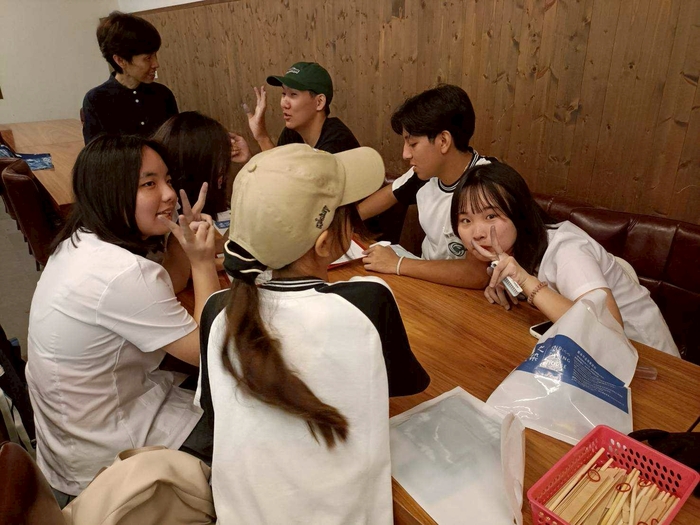 2024.09.18 長億高中大手牽小手活動-卓也小屋藍染行圖片